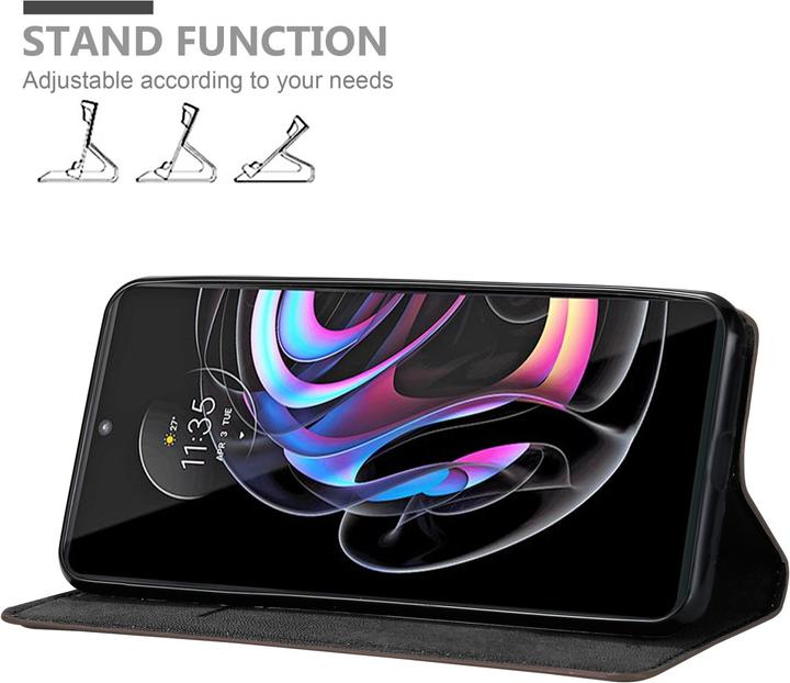Actual product image Cadorabo Case for Motorola EDGE 20 PRO / EDGE S PRO in Book Invis. Magnet Style (Motorola Edge 20 Pro, Motorola Edge S Pro)