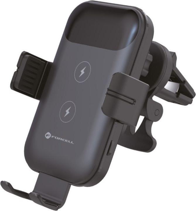 Immagine prodotto Forcell Stylus F-GRIP HS4 car holder for air vent with wireless charging 15W black