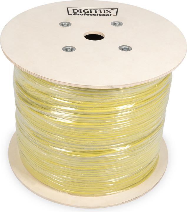 Immagine prodotto Digitus Cavo di installazione con doppino intrecciato CAT 7A, S/FTP, AWG 22/1, FRNC-C LSZH-3 (S/FTP, CAT7a, 500 m)