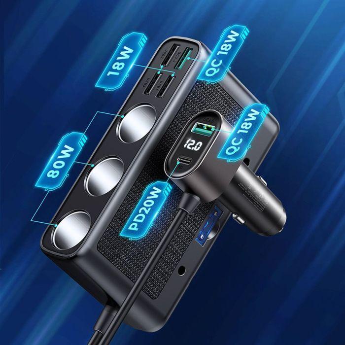 Image du produit Joyroom Multiport Car Cigarette Lighter