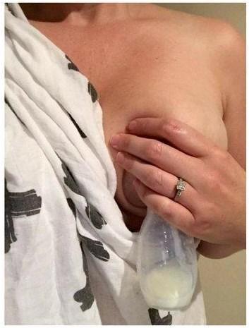 Actual product image Haakaa Breast pump 100 ml with suction foot