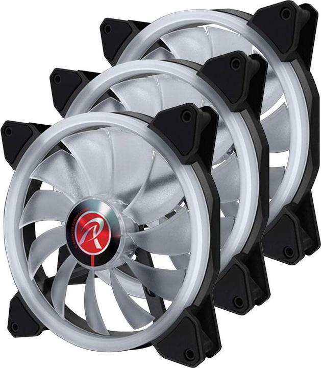 Produktbild Raijintek iris 14 rbw add-3 gehäuselüfter (140 mm, 3 x)