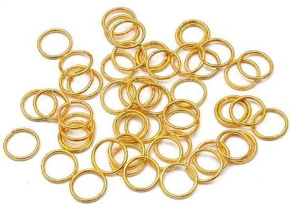 MU Style Riri Series Metall Haar Ringe (200er-Set)