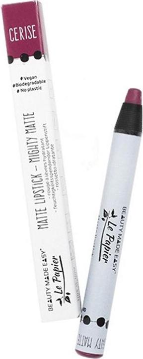 Actual product image Le Papier Purple Vegan Matte Lipstick Cerise 6g (Cerise)