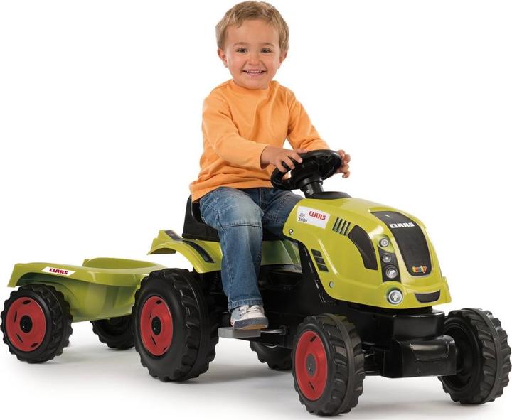 Produktbild Smoby Traktor mit Anhänger-Kuh print