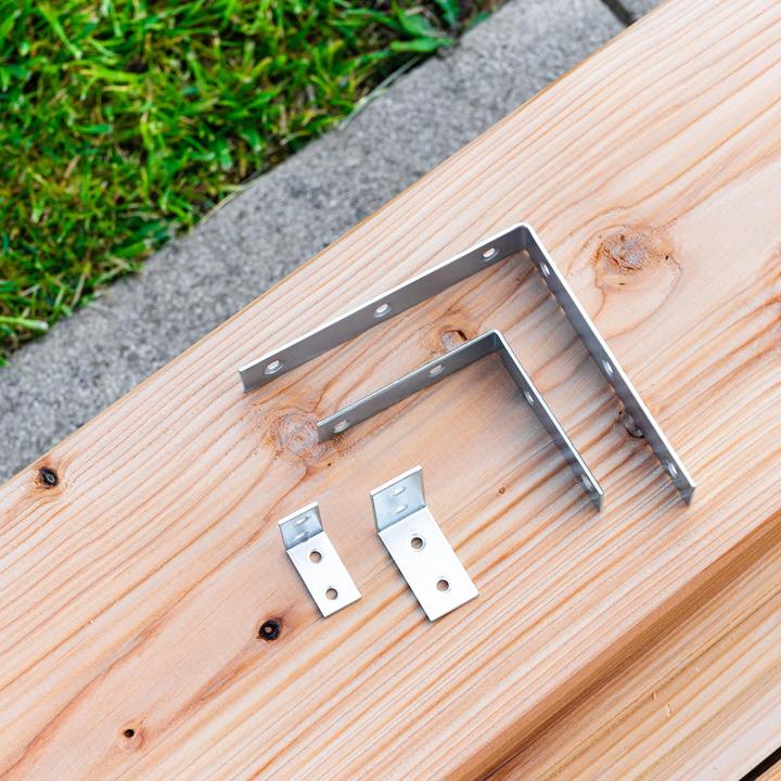 Image du produit Helpmate Stuhlwinkel 40x40x15, verzinkt, 48 Stück (48 pcs)