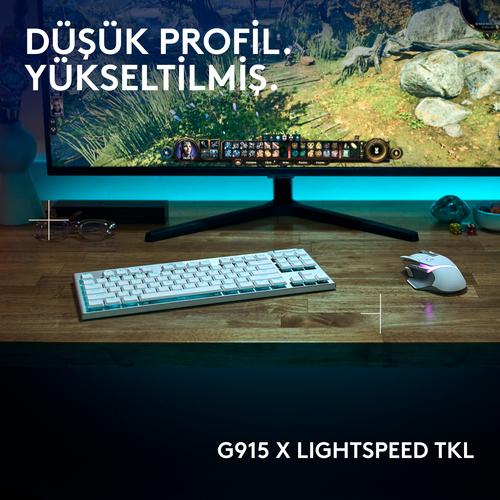 Produktbild Logitech G915 X Lightspeed TKL (Eng. Int., Kabellos, Kabelgebunden)