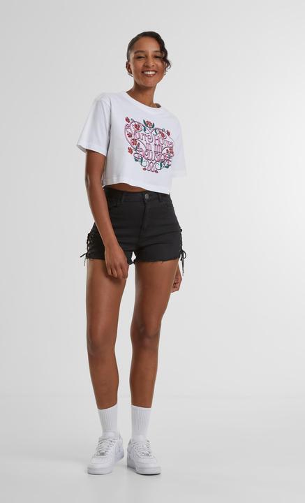 Actual product image Miss Tee Hotter Delusion Ladies Short Overised Tee - 159393 (L)