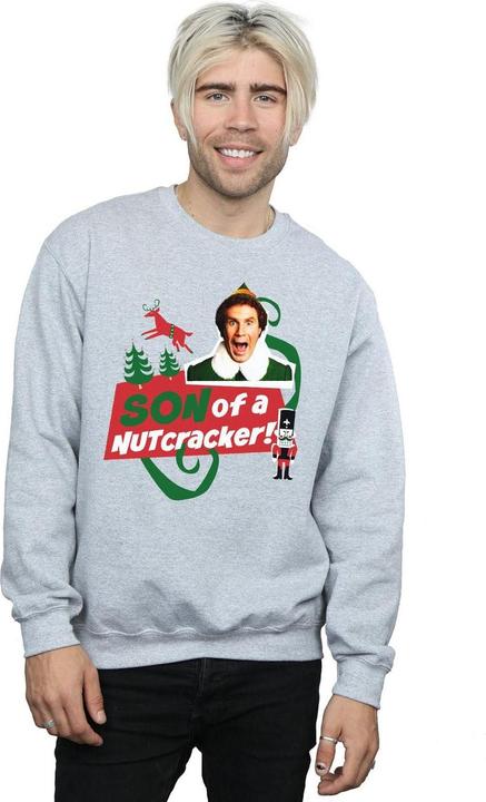 Actual product image Elf Mens Son Of A Nutcracker Sweatshirt (XXL)