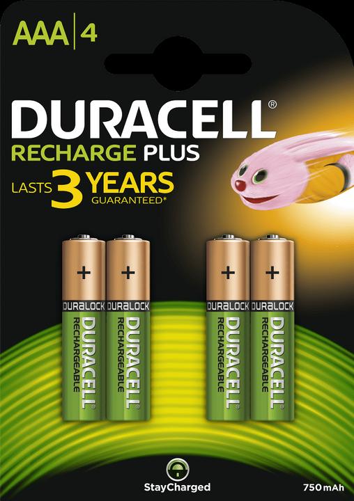 Produktbild Duracell Recharge Plus (1 Stk., AAA, 750 mAh)