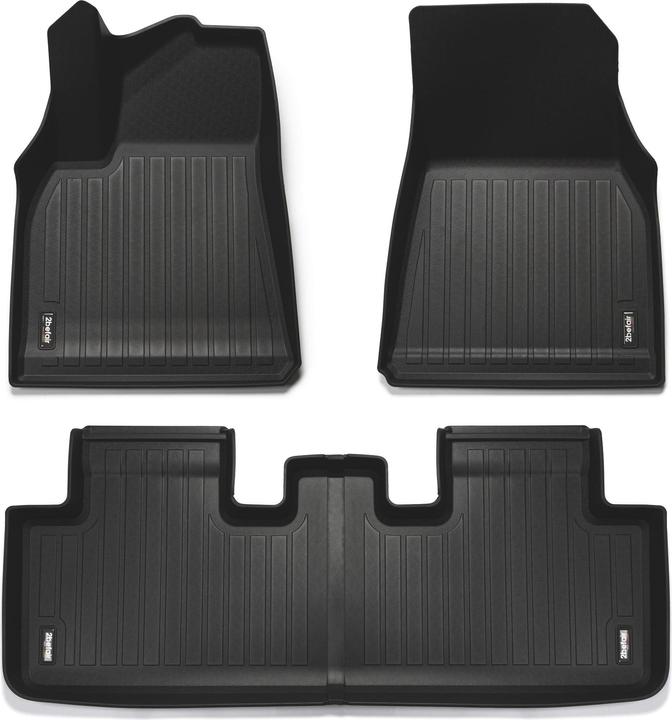 Actual product image 2befair Interior all-weather mats set for the Tesla Model Y (2 front mats + 2 rear mats)