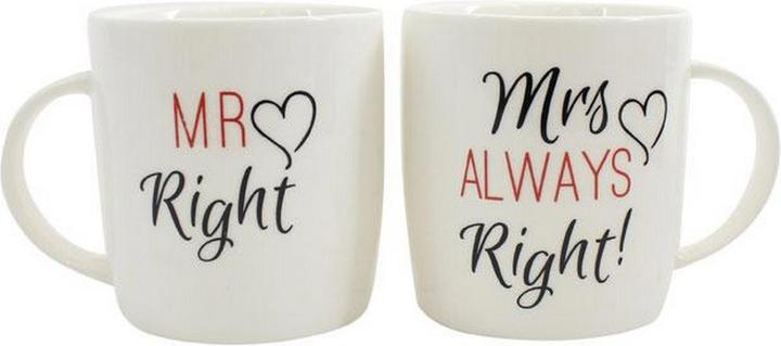 Image du produit Something Different Mr RightMrs Always Right Set de tasses en céramique (1 x)