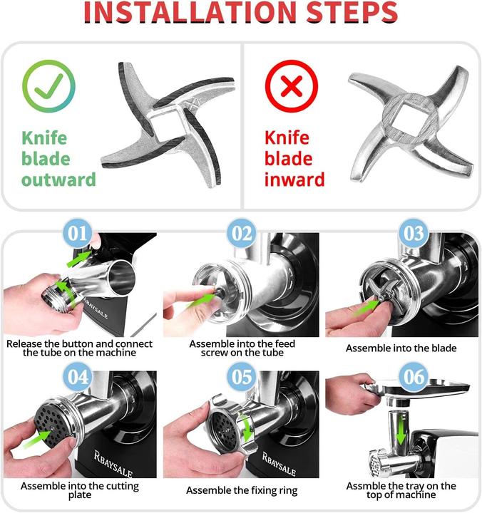 Actual product image Rbaysale Meat machine