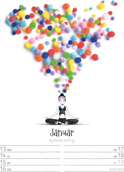 Actual product image Little Dreams - Weekly planner calendar 2025 (German)