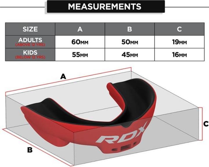 Immagine prodotto Rdx Mundschutz Junior unter 12 Jahren (Taglia unica)