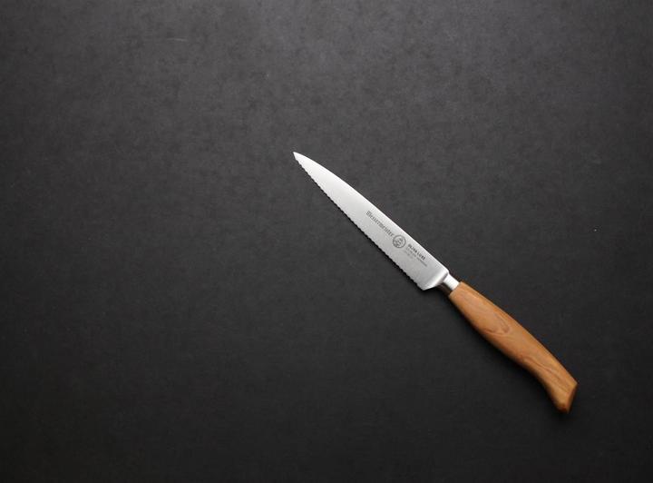 Actual product image Messermeister Tomato knife Oliva Luxe 13 cm, Nature/Silver (13 cm)