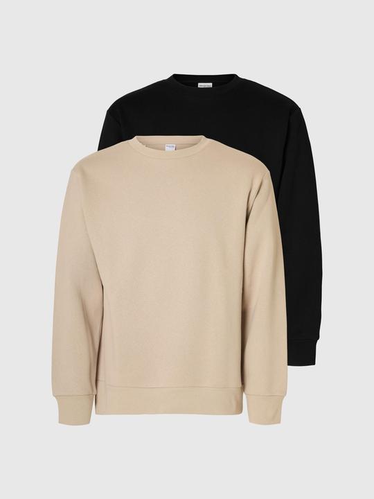 Actual product image Selected Homme 2-pack sweatshirt (S)