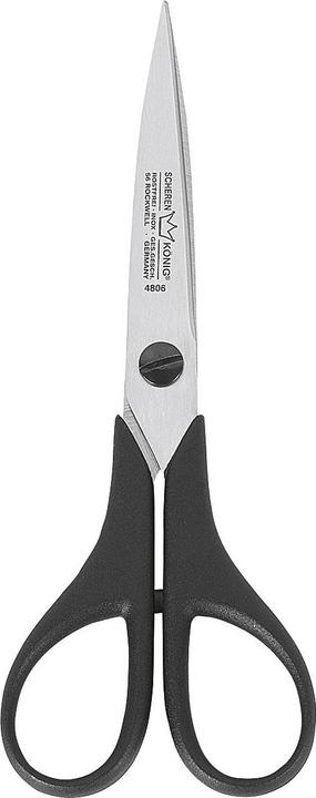 Actual product image Paul 806 Paper scissors, precision cut, 16 cm long, black (16 cm)