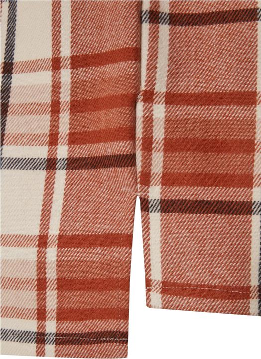 Actual product image Urban Classics Long Oversized Checked Leaves Shirt - 19487 (M)