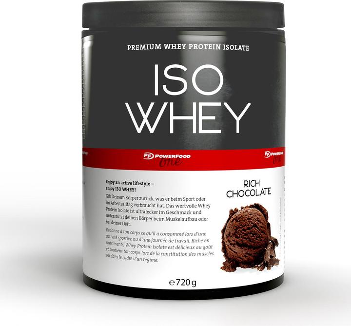 Actual product image PowerFood One Iso Whey (Rich chocolate, 1 pcs., 720 g)