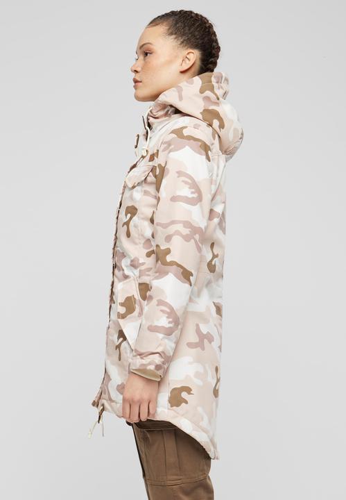 Actual product image Brandit Women's Marsh Lake Parka size XS colour candy/camouflage pattern (XS)