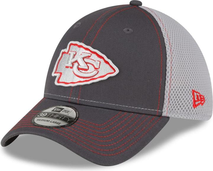 New Era 39Thirty Stretch Mesh Cap - Kansas City Chiefs - M/L (M/L)