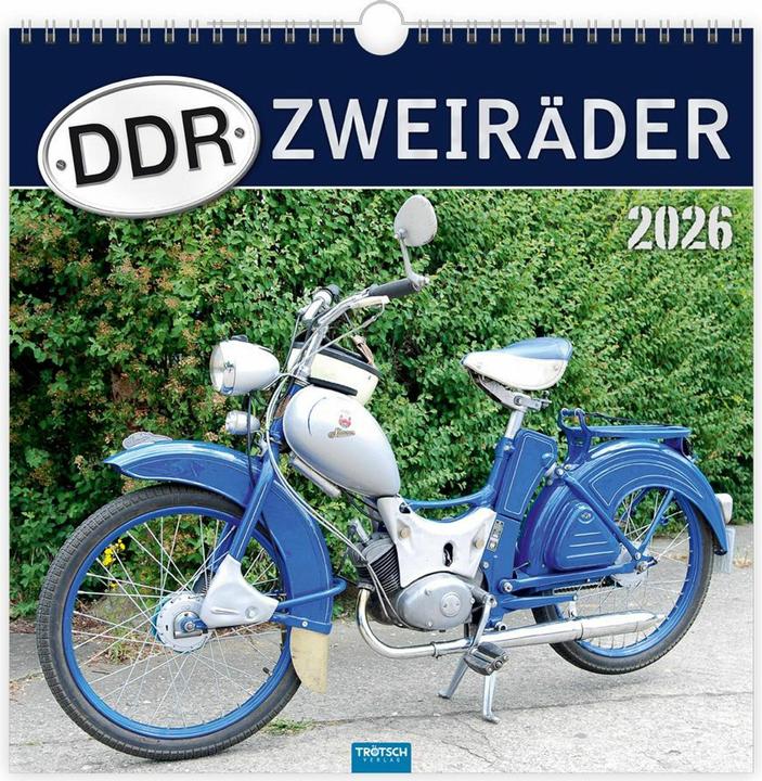 Produktbild DDR-Zweiräder2026 (30 x 30 cm, Deutsch)