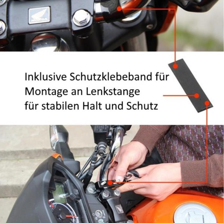 Produktbild G-Case Universal Motorbike Motorrad Halterung (Handys bis 135x70mm)