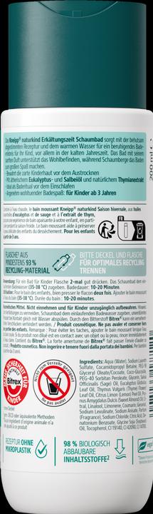 Immagine prodotto Kneipp Bain moussant stagione hivernale (200 ml, Bagnoschiuma)