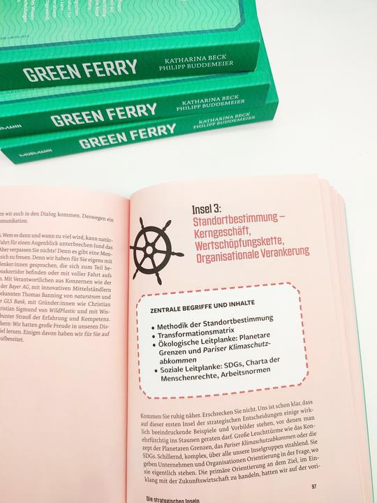 Produktbild Green Ferry – Das Ticket ins konsequent nachhaltige Wirtschaften (Deutsch, Philipp Buddemeier, Katharina Beck, 2022)