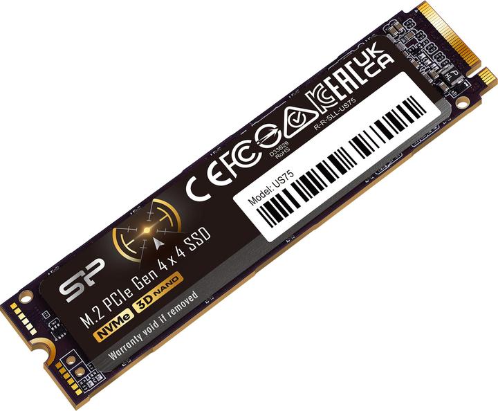 Actual product image Silicon Power SSD US75 4TB M.2 PCIe NVMe (4000 GB, M.2 2280)