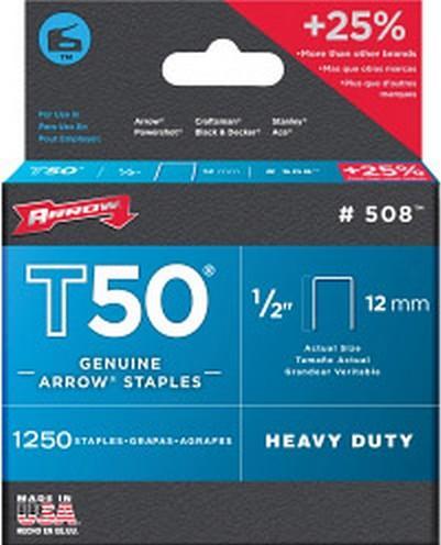 Actual product image Arrow - Agrafes T50 (1250 x)