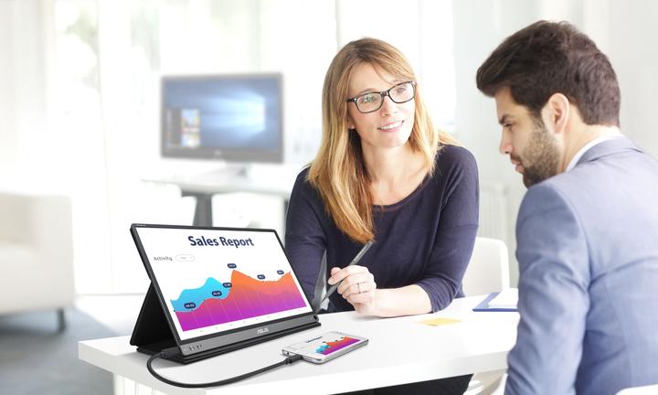 Produktbild ASUS ZenScreen GO MB16AP (1920 x 1080 Pixel, 15.60")