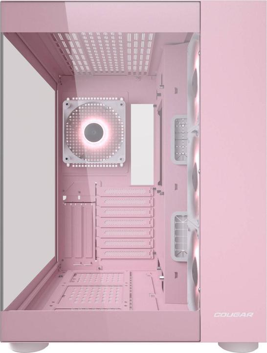 Actual product image Cougar Boitier Moyen Tour ATX FV150 RGB avec panneaux vitrés (Rose) (Mini-ITX, mATX, ATX)