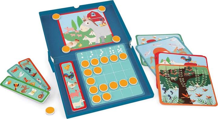 Image du produit Scratch Jeu éducatif magnétique animaux chiffres (Allemand)