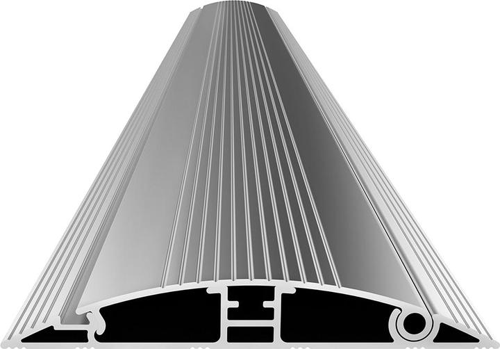Actual product image Multibrackets Top shelf cable duct 139x1600, aluminium, silver (Duct, 160 cm)