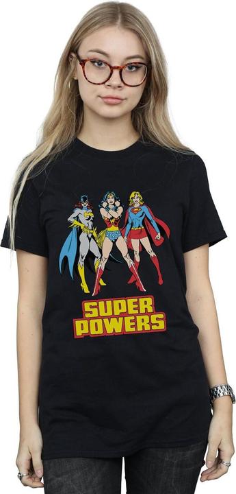 Produktbild DC Super Hero Girls Super Power Group Baumwolle Boyfriend TShirt (XL)