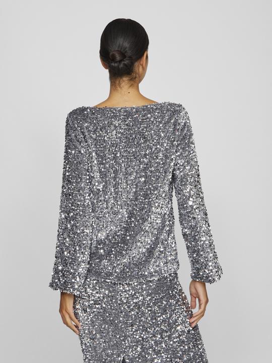 Immagine prodotto Vila Top in paillettes con maniche lunghe (XS)