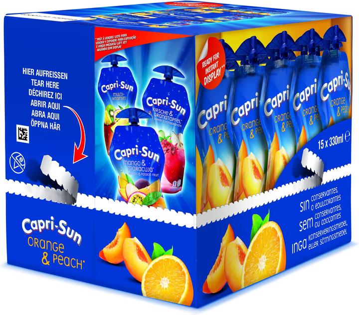 Actual product image Capri-Sun Orange & Peach (15 x 33 cl)