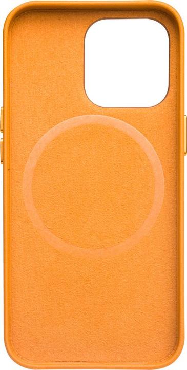 Actual product image QiAlino Sleeve (MagSafe compatible) Orange (Apple iPhone 14)
