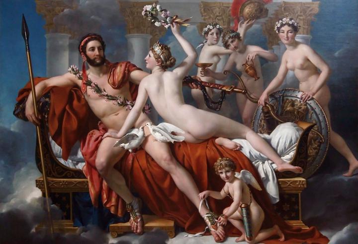 Image du produit Grafika Kids XXL Pieces - Jacques-Louis David : Mars désarmé par Vénus, 1824 (12 pièces)