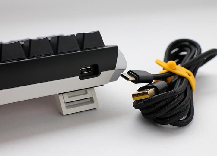 Actual product image Ducky One 3 Classic Black/White SF Gaming Keyboard, RGB LED - MX-Brown (DE, Cable)
