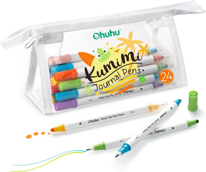 Immagine prodotto Ohuhu Kumimi (Multicolore, 10 mm, 24 x)