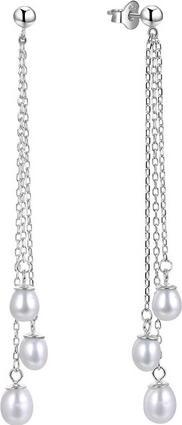 Actual product image Beneto Silver earrings with pearls AGUP1841P (L)