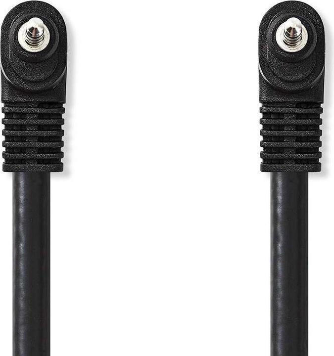 Produktbild Nedis Klinkenstecker 3.5mm 4-polig beidseitig, schwarz, 2.0m (2 m, 3.5mm Klinke (AUX))