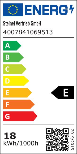 Energie-Label Steinel LED-Strahler (2236 lm, IP44)