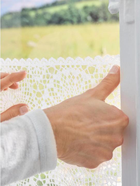 Produktbild tesa Powerstrips für Glas, transparente Klebestreifen