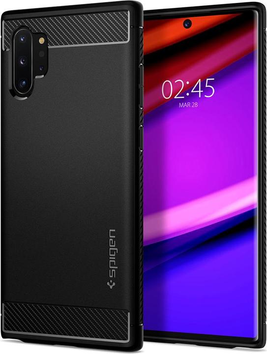 Actual product image Spigen rugged army (Samsung Galaxy Note 10 Plus, Xiaomi Redmi 10 Prime+ 5G)