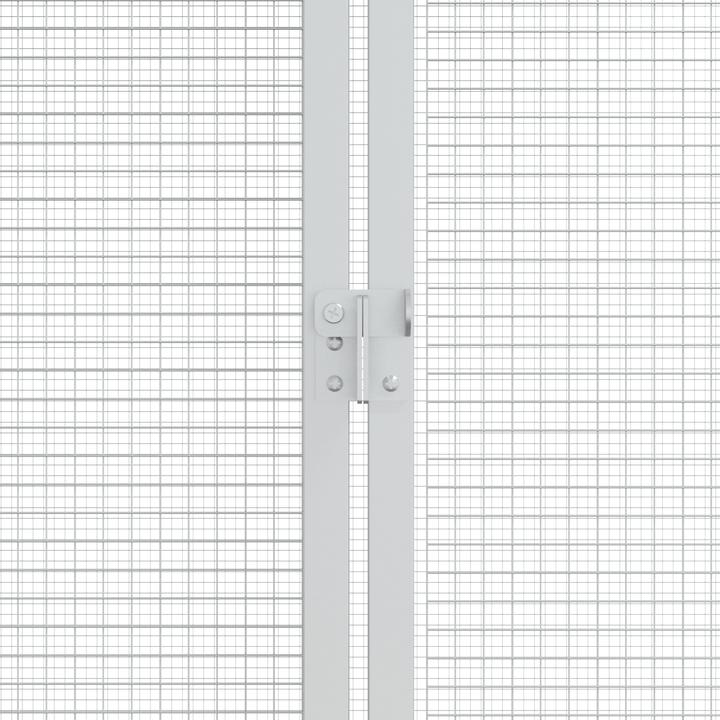 Image du produit VidaXL Volière Anthracite 112x227x141 cm Acier