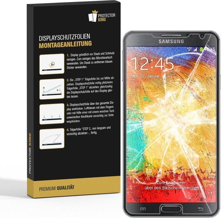 Produktbild Protectorking 2x Panzerfolie Anti-Shock HD Klar (2 Stück, Samsung Galaxy Note 3)